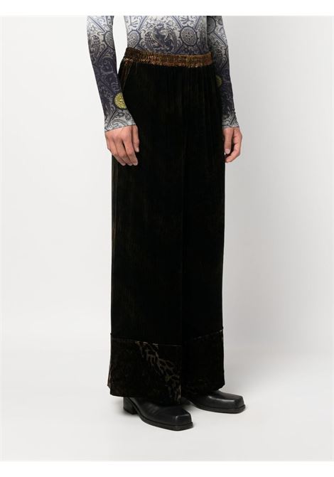 pantalone palazzo in velluto PIERRE LOUIS MASCIA | Pantalone | KANADA/PT11665113